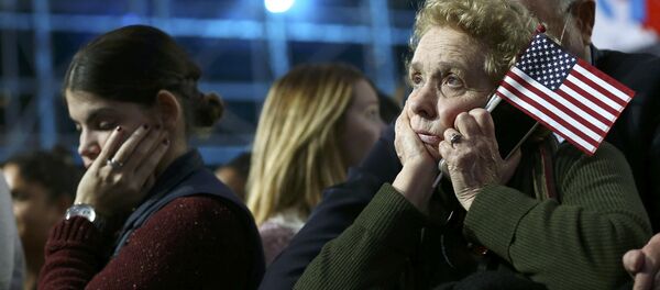 Сторонники Хиллари Клинтон в Нью-Йорке - Sputnik Беларусь
