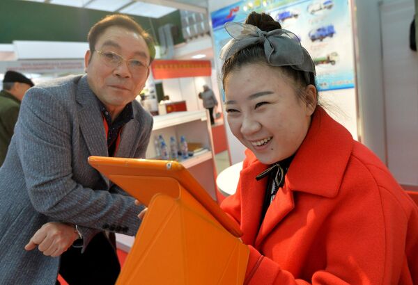 На выставке китайских товаров - Sputnik Беларусь