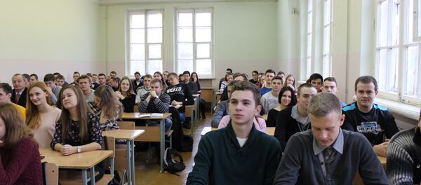 Студенты на лекции, архивное фото - Sputnik Беларусь