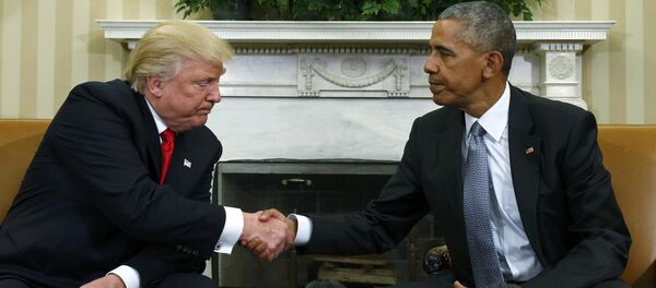 Встреча Обамы и Трампа - Sputnik Беларусь
