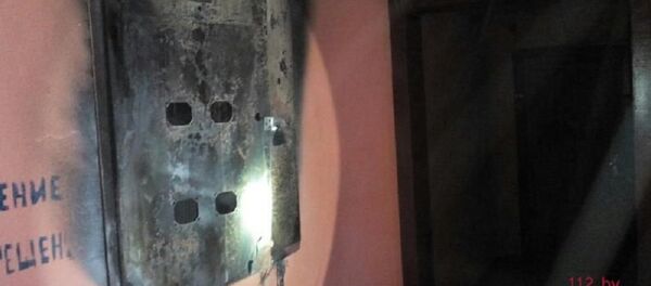 Обгоревший электрощит Обгоревший электрощит - Sputnik Беларусь
