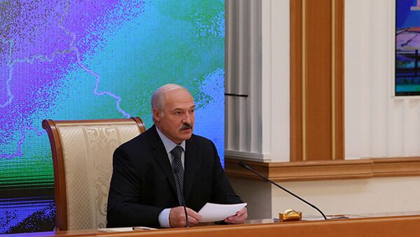 Президент Беларуси Александр Лукашенко проводит пресс-конференцию для представителей российских региональных СМИ - Sputnik Беларусь