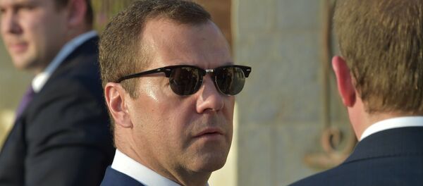 Премьер-министр РФ Дмитрий Медведев Премьер-министр РФ Дмитрий Медведев - Sputnik Беларусь
