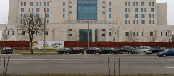 Строительство отеля Hyatt в Минске Строительство отеля Hyatt в Минске - Sputnik Беларусь