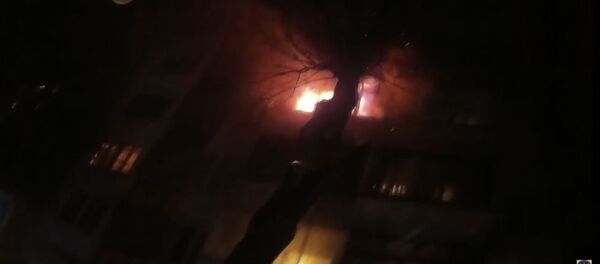 Пожар в Минске Пожар в Минске - Sputnik Беларусь