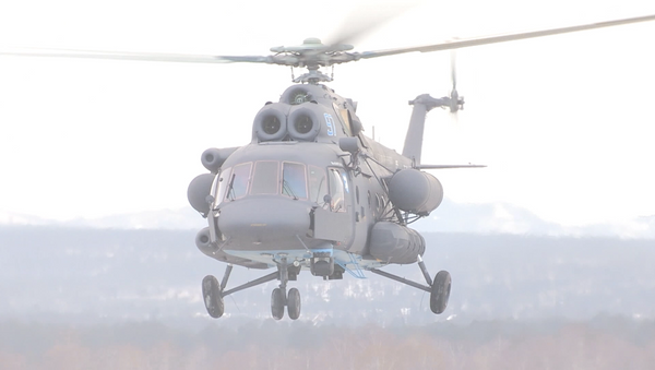 Тестовый полет первого арктического вертолета Ми-8АМТШ-ВА в Улан-Удэ - Sputnik Беларусь