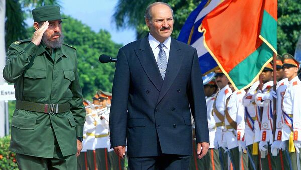 Фидель Кастро и Александр Лукашенко - Sputnik Беларусь