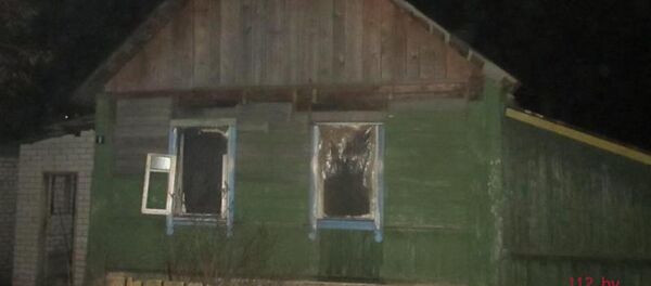 Дом в Могилеве, где произошел пожар - Sputnik Беларусь