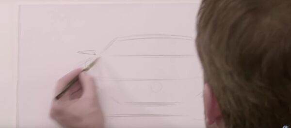 Видеофакт: Volkswagen показал, как рисовали преемника купе CC - Sputnik Беларусь