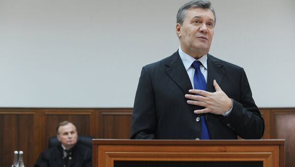 Допрос экс-президента Украины Виктора Януковича - Sputnik Беларусь