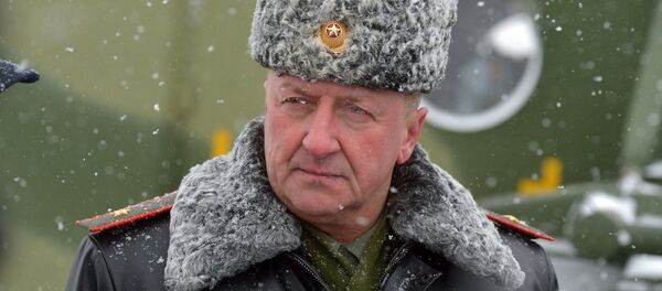 Першы намеснік міністра абароны Беларусі, генерал-маёр Алег Белаконеў Першы намеснік міністра абароны Беларусі, генерал-маёр Алег Белаконеў - Sputnik Беларусь