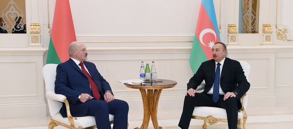 Встреча президента Азербайджана Ильхама Алиева и президента Республики Беларусь Александра Лукашенко - Sputnik Беларусь