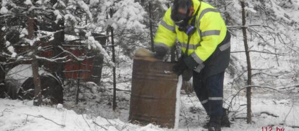 На месте опасной находки - Sputnik Беларусь