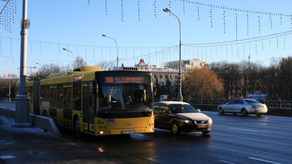 Автобус в Минске, архивное фото - Sputnik Беларусь