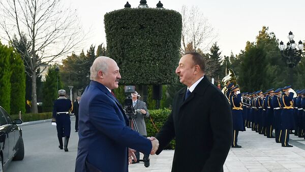 Александр Лукашенко и Ильхам Алиев - Sputnik Беларусь