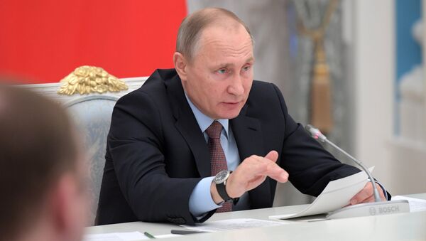 Президент РФ В. Путин провел заседание Совета по стратегическому развитию и приоритетным проектам - Sputnik Беларусь