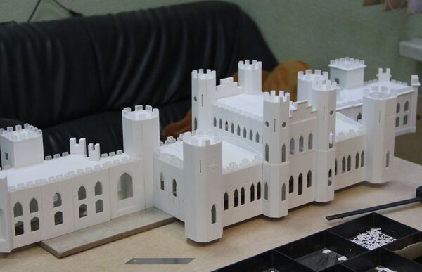 Дворец Пусловских в Косово было непросто воссоздать в миниатюре - слишком сложная геометрия - Sputnik Беларусь