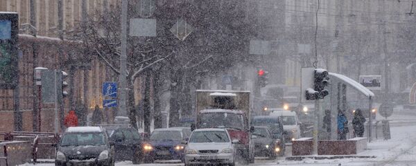 Снегопад в Минске - Sputnik Беларусь