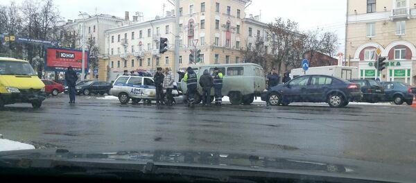 Авария в Витебске Авария в Витебске - Sputnik Беларусь