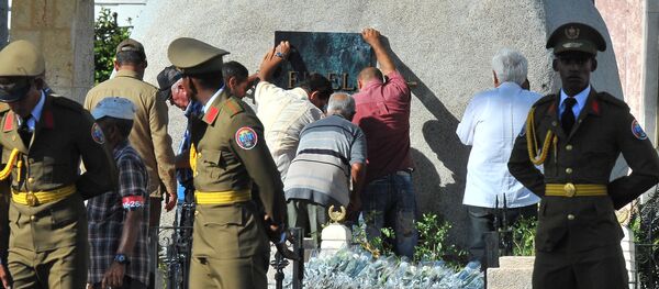 Могила Фиделя Кастро Могила Фиделя Кастро - Sputnik Беларусь