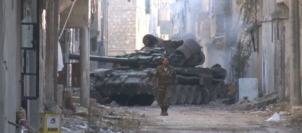 Уличные бои в Алеппо: сирийские танки и пехота освободили квартал Мейсар - Sputnik Беларусь