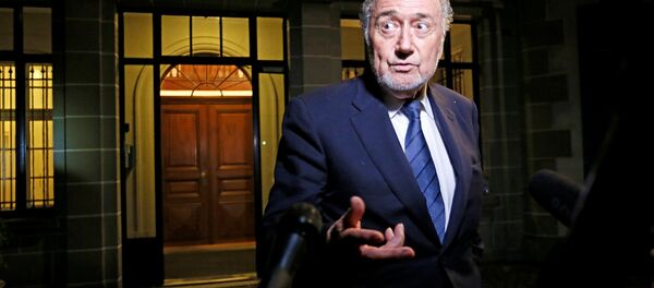 Экс-президент ФИФА Йозеф Блаттер - Sputnik Беларусь