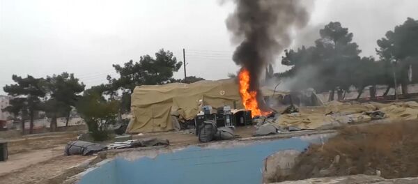 В Алеппо боевики обстреляли госпиталь Минобороны РФ: съемка очевидцев - Sputnik Беларусь