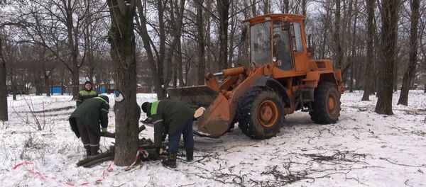 Зеленстрой пилит, жители протестуют – репортаж из сквера Котовка Зеленстрой пилит, жители протестуют – репортаж из сквера Котовка - Sputnik Беларусь