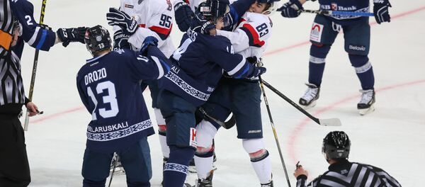 Матч Динамо-Минск - Слован в КХЛ Матч Динамо-Минск - Слован в КХЛ - Sputnik Беларусь