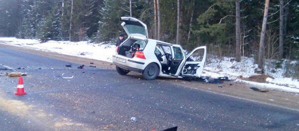 Авария в Ивьевском районе - Sputnik Беларусь