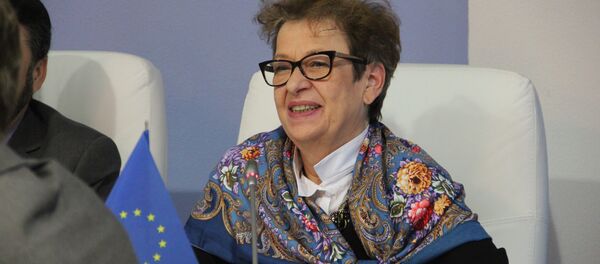 Глава представительства ЕС в республике Андреа Викторин - Sputnik Беларусь