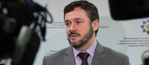 Посол Литвы в Беларуси Андрюс Пулокас - Sputnik Беларусь