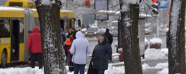 Остановка в Минске - Sputnik Беларусь