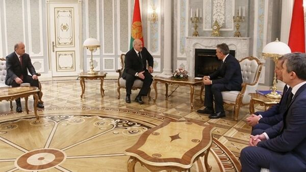 Встреча Александра Лукашенко с председателем Внешэкономбанк Сергеем Горьковым - Sputnik Беларусь