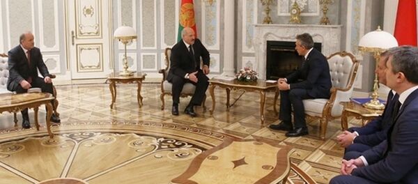 Встреча Александра Лукашенко с председателем Внешэкономбанк Сергеем Горьковым - Sputnik Беларусь