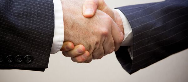 Рукопожатие, архивное фото - Sputnik Беларусь