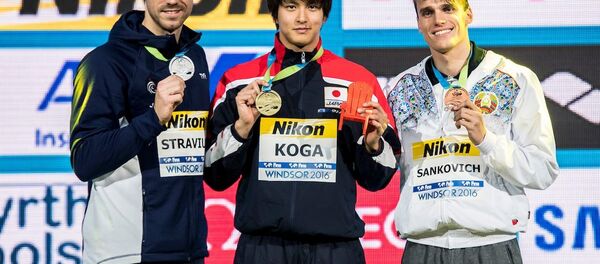 Павел Санкович завоевал бронзу Чемпионата мира на короткой воде - Sputnik Беларусь