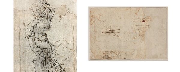 Рисунок Леонардо да Винчи Святой Себастьян - Sputnik Беларусь