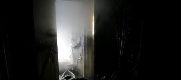 Последствия пожара в минской квартире - Sputnik Беларусь
