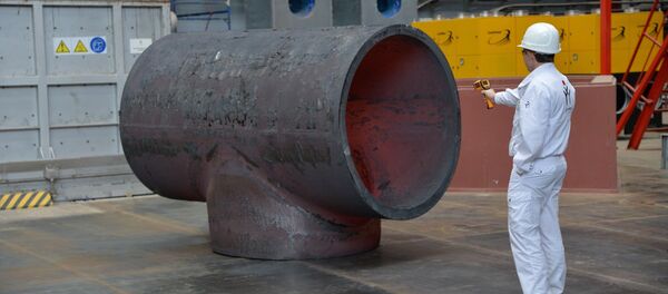 Подготовка к запуску предприятия компании Этерно в Челябинской области - Sputnik Беларусь