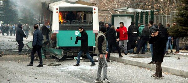 Взрыв автобуса в Турции - Sputnik Беларусь