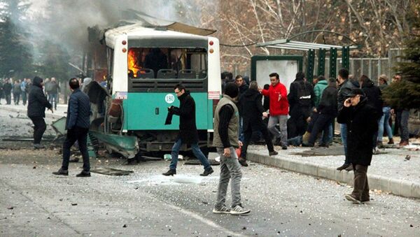 Взрыв автобуса в Турции - Sputnik Беларусь
