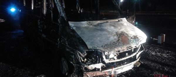 Пожар на остановке в Бресте - Sputnik Беларусь