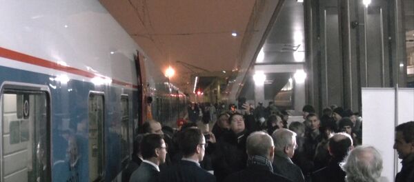 Прибытие Стрижа: новый состав Москва - Берлин в пути Прибытие Стрижа: новый состав Москва - Берлин в пути - Sputnik Беларусь