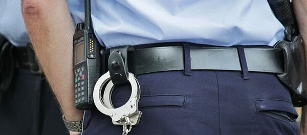 Сотрудник немецкой полиции, архивное фото - Sputnik Беларусь