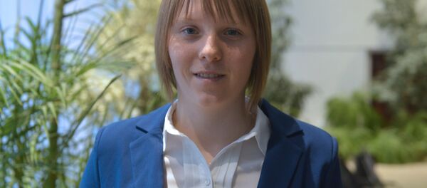 Белорусская биатлонистка Дарья Блашко - Sputnik Беларусь