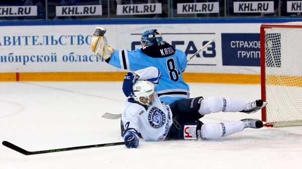 Игровой момент матча Динамо-Минск - Сибирь, архивное фото - Sputnik Беларусь