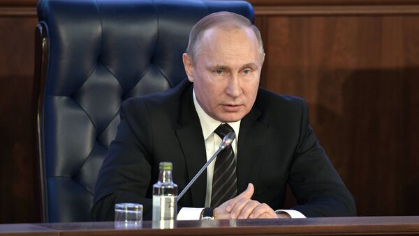 Президент России — верховный главнокомандующий Вооруженными силами (ВС) РФ Владимир Путин - Sputnik Беларусь