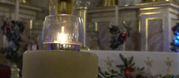 Рождественская месса в костеле Пресвятой Девы Марии - Sputnik Беларусь