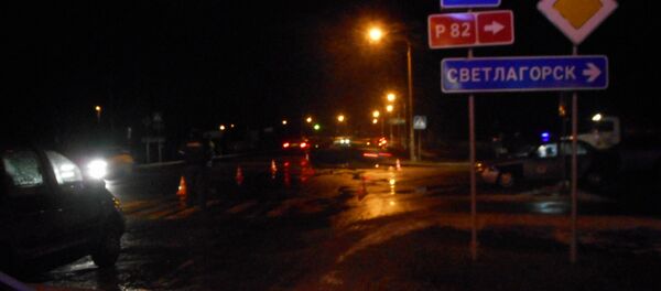 Место ДТП в Гомеле - Sputnik Беларусь